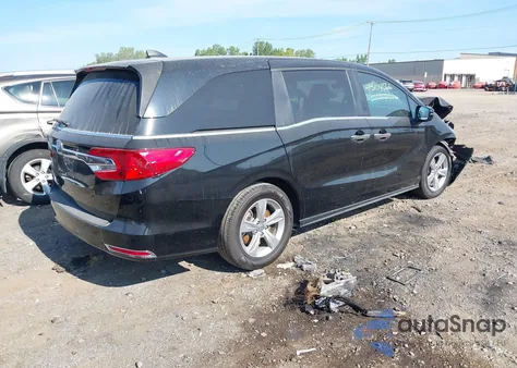 2020 Honda Odyssey Ex-L/Ex-L W/Navi Res из США, поврежденный, VIN 5FNRL6H71LB073564